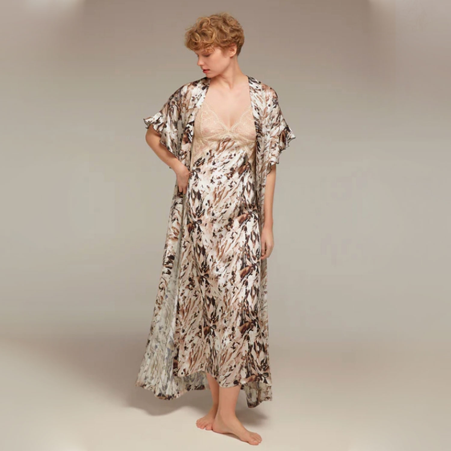 Bonjour Madame 1322 Nightgown - Dressing Gown Set