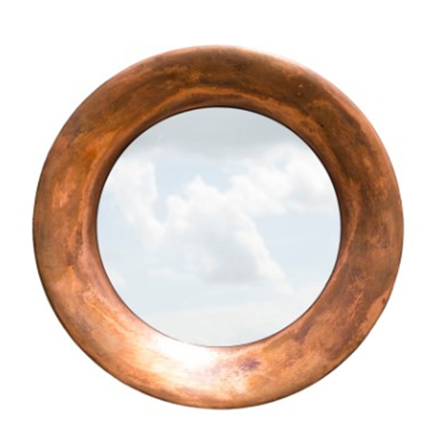 Antique Copper 81 Cm Mirror