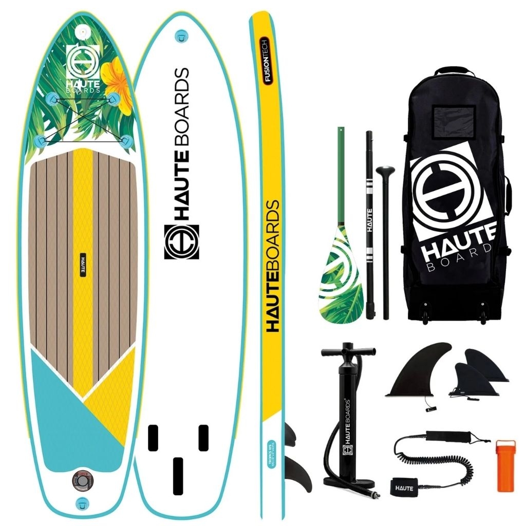 Tropics 10'6 Sarı Şişme Sup Paddle Board (kürek Sörfü) - Full Paket