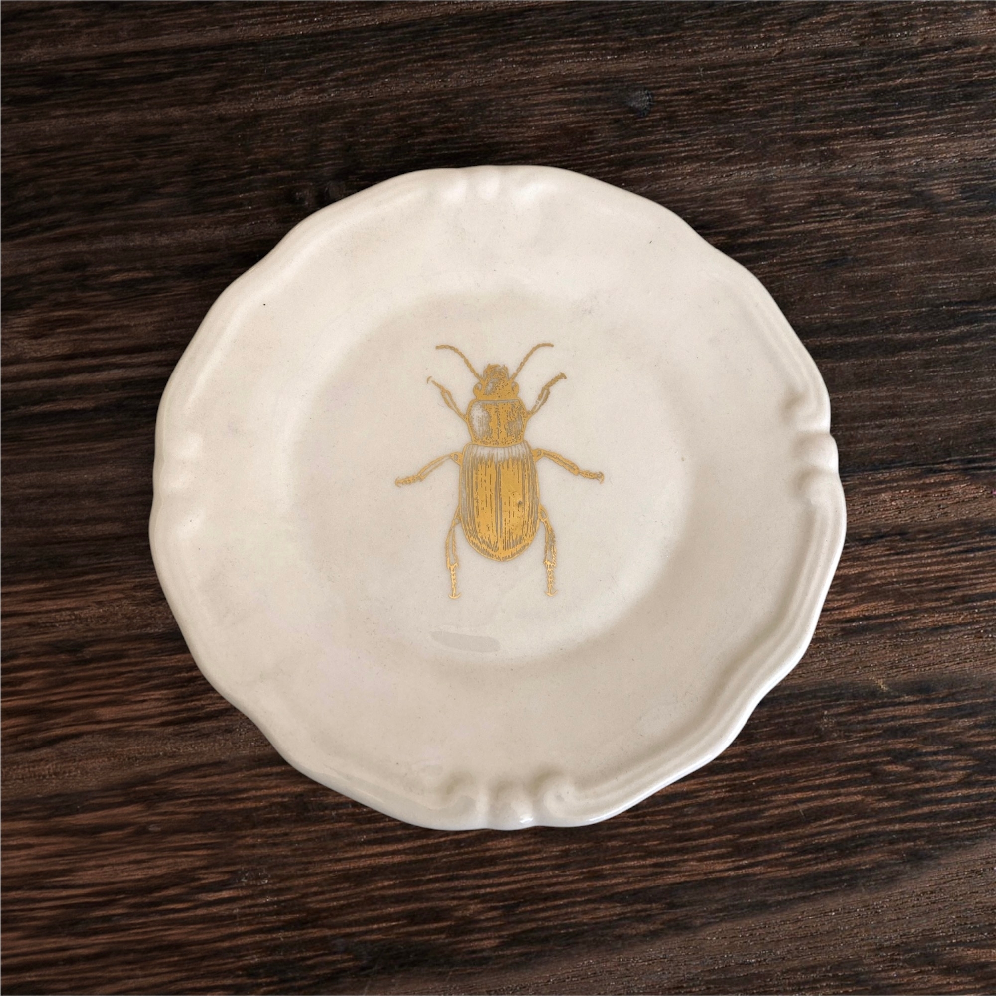 Gold Insect Wall Plate