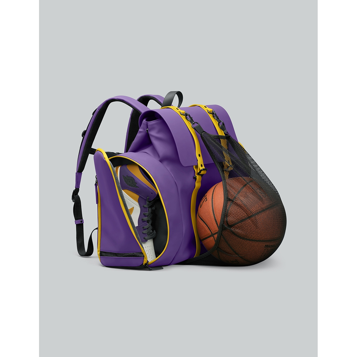 Gaston Luga - Purple Gaston Luga Splash Sneaker Pockets