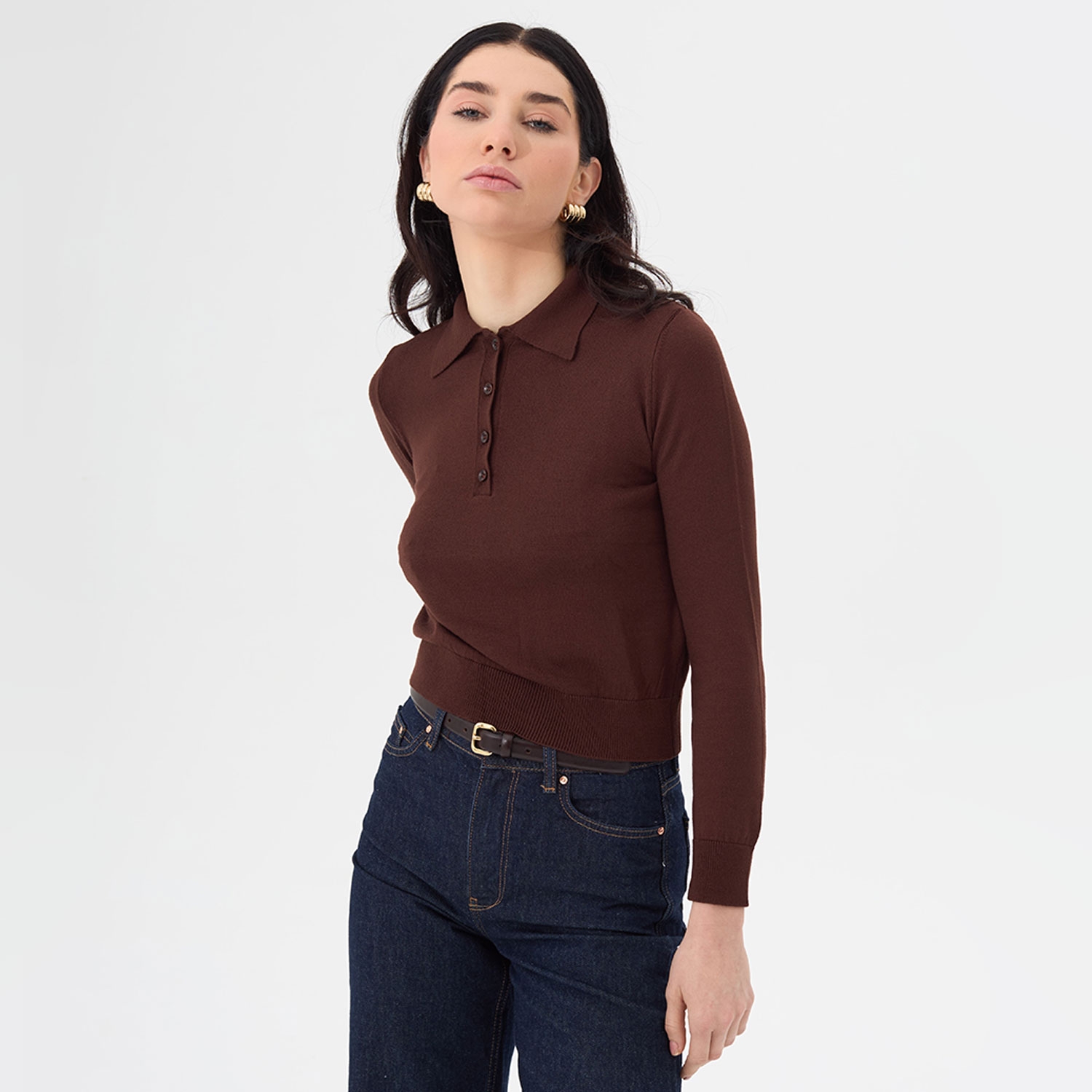 Clara Polo Collar Knitwear