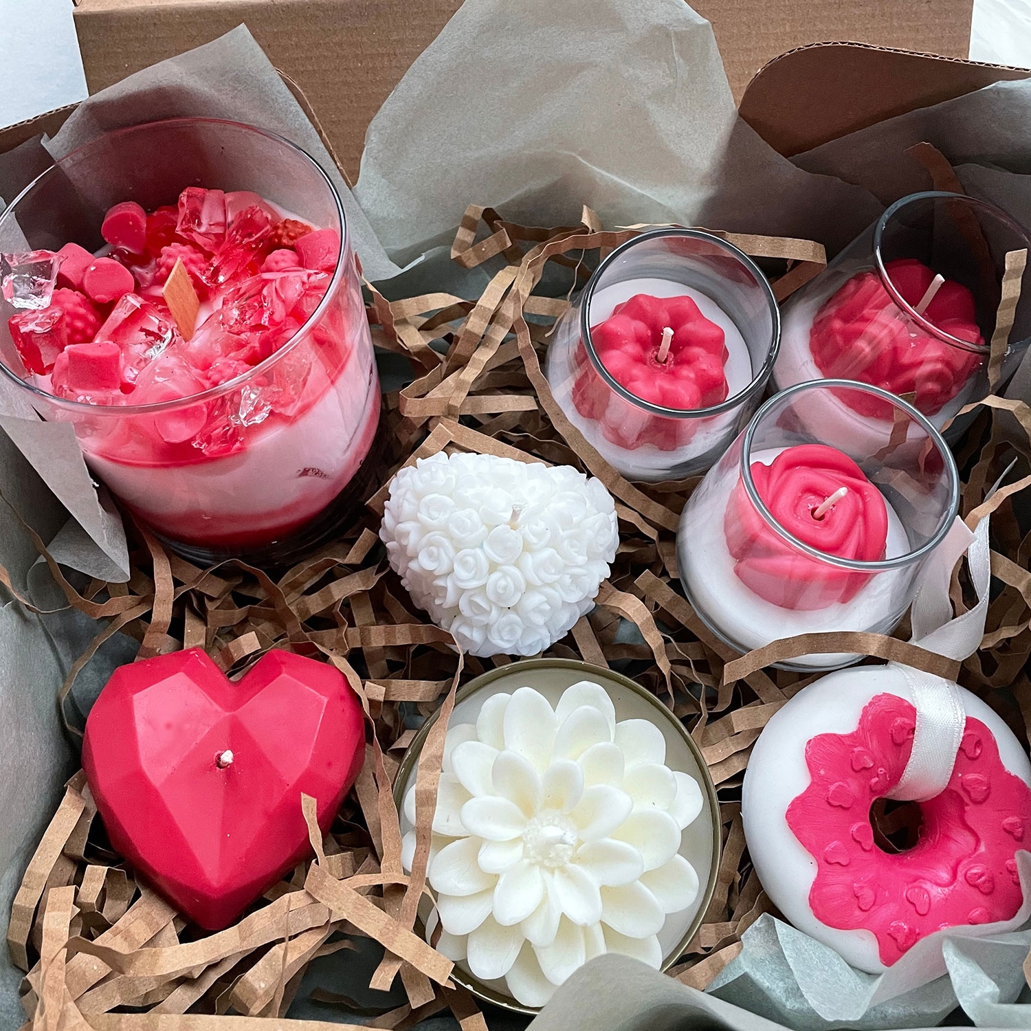 Valentine's Day Gift Set-vegan Soy Candle Set