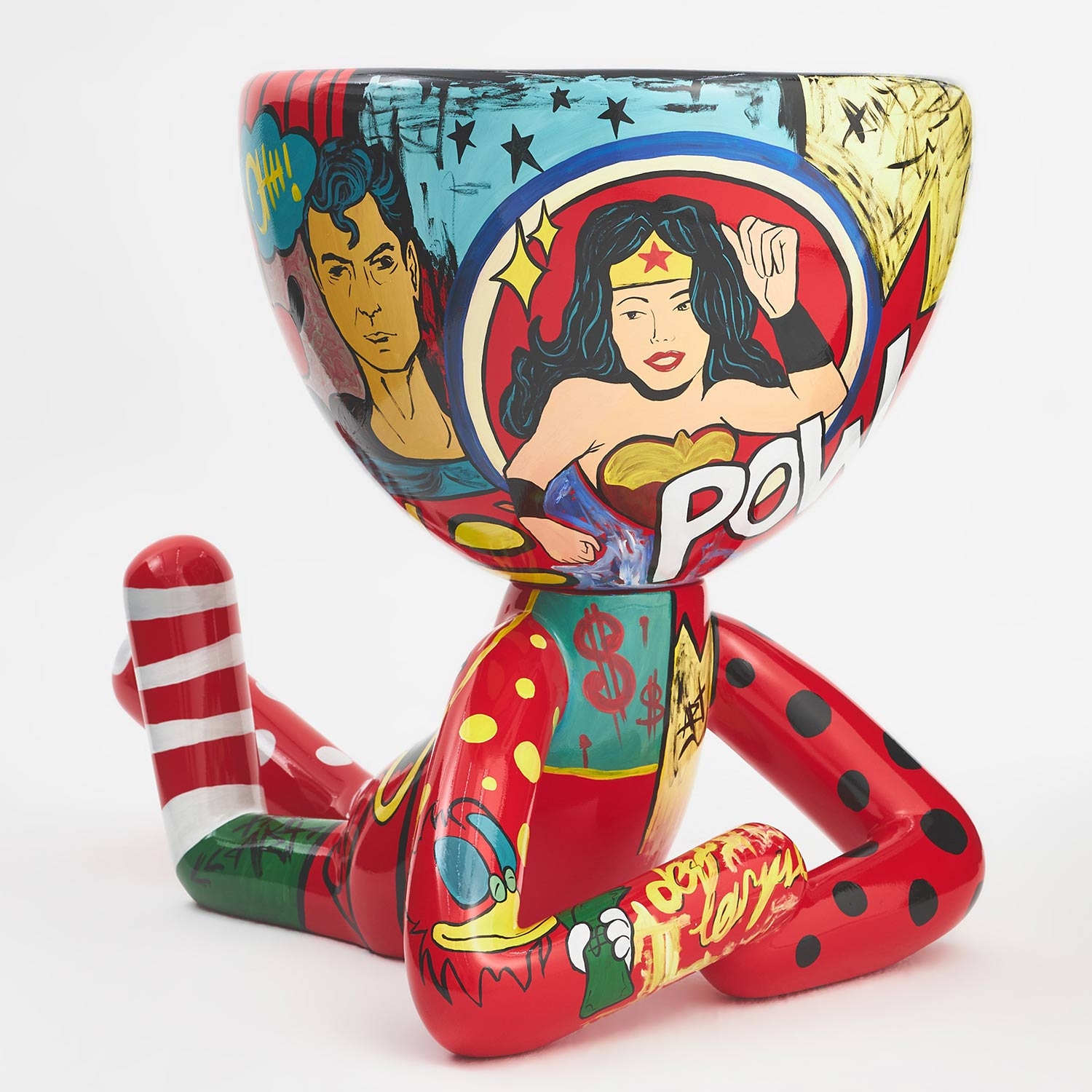 Pop Art Tranquil Flowerpot