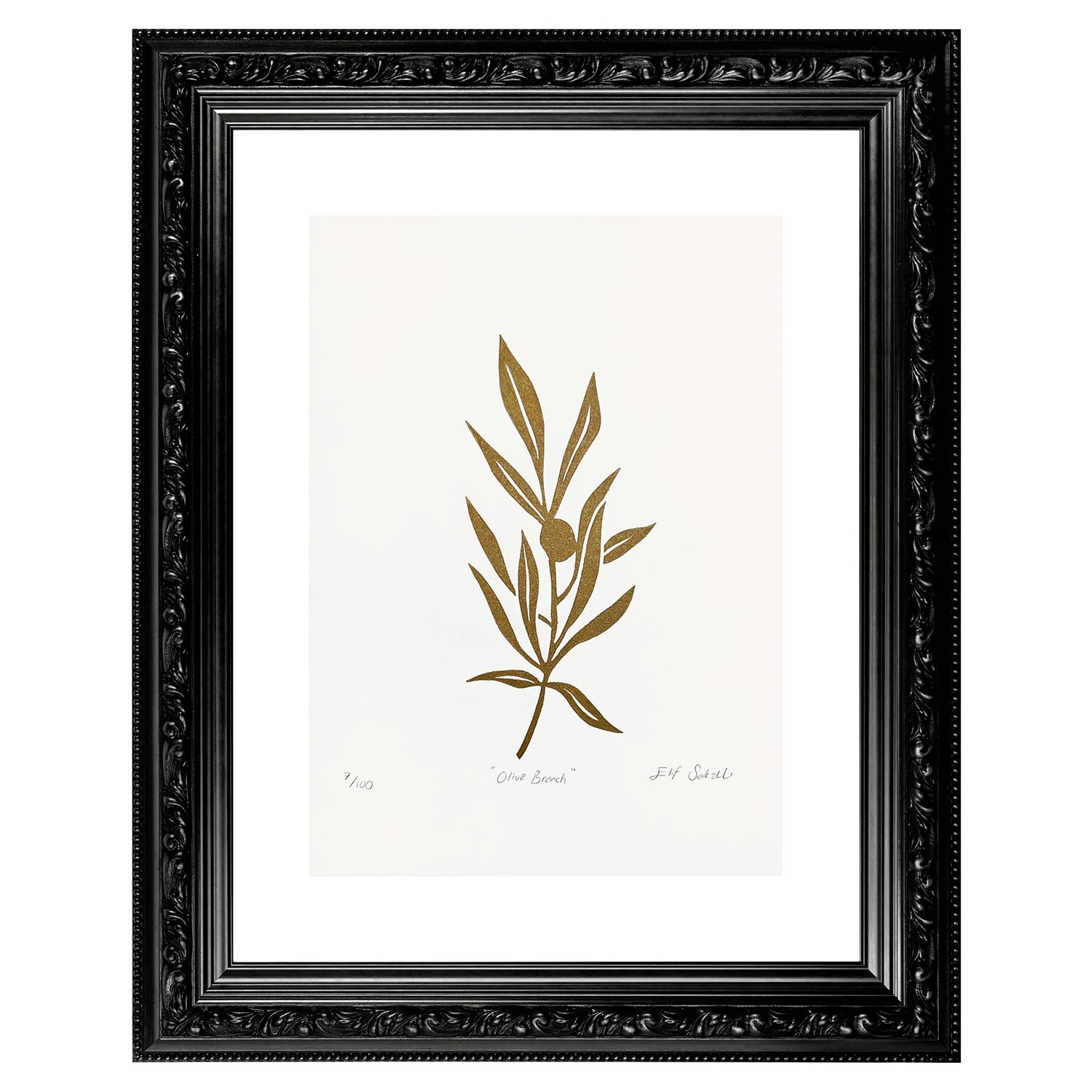 Olive Branch ✦ Original Linocut Editions