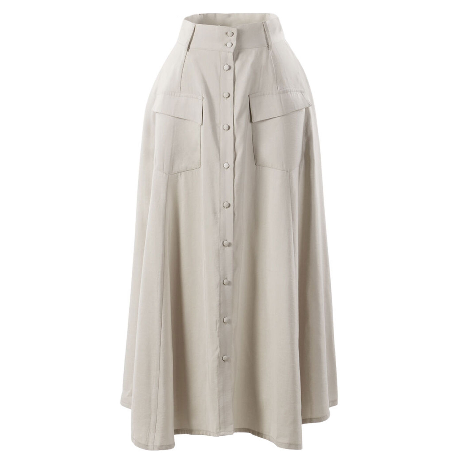 Modal A-line Skirt With Pockets