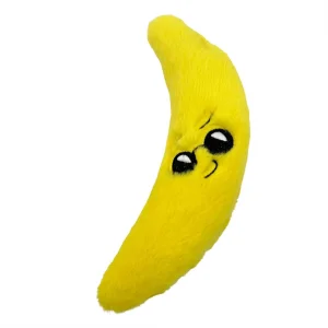 Plush Banana Squeaky Dog Toy
