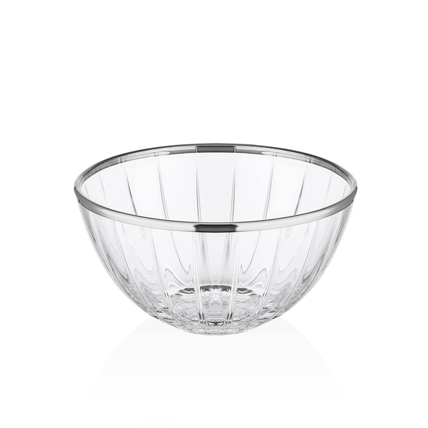 Accademia Platinum Gilded 350 Ml Glass Bowl 9-01070011