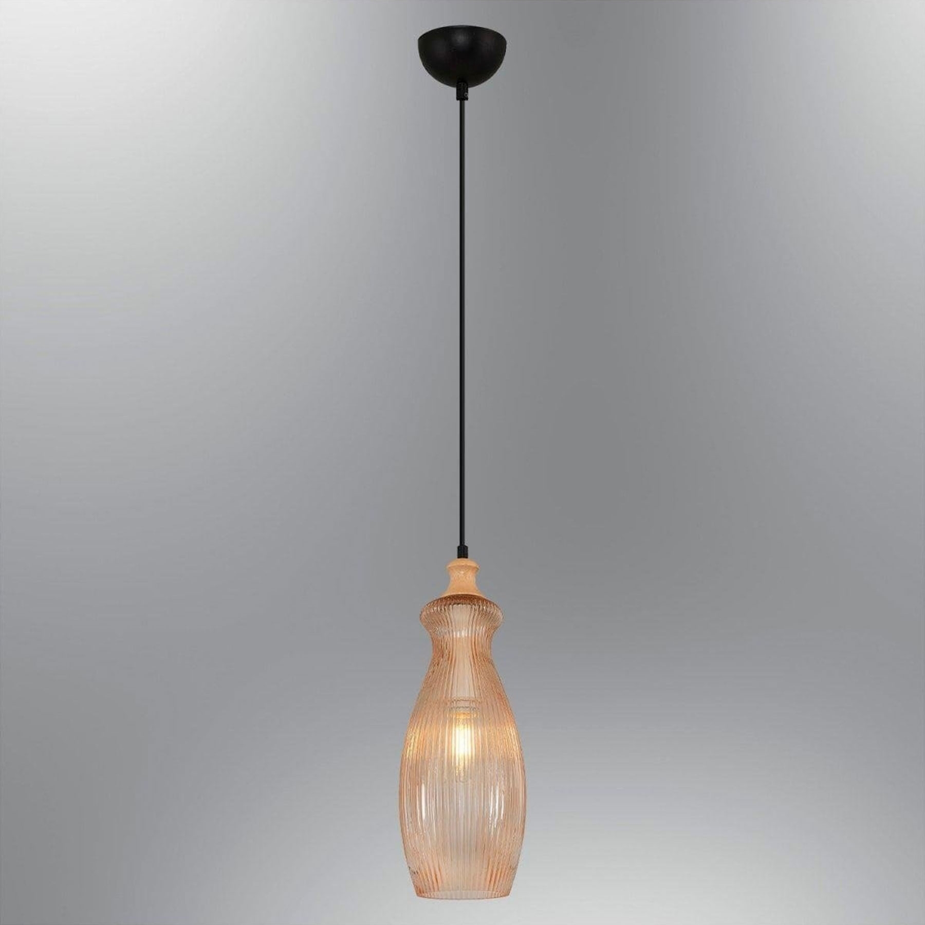 C Glass Single Pendant Lamp