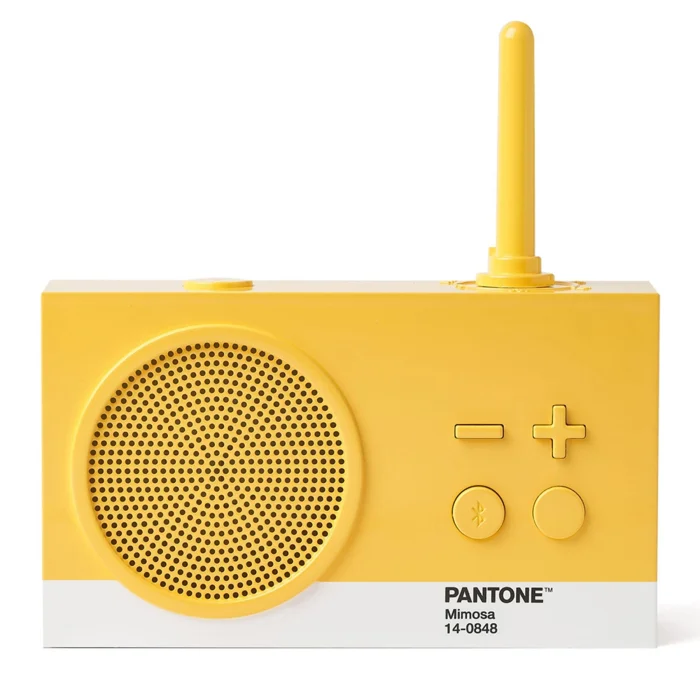 Enceinte Bluetooth Lexon Tykho - Jaune | 5W + Radiateur Basses | Rechargeable USB, étanche | Micro Intégré Mains Libres
