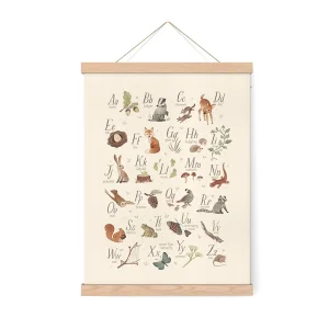 Nature Alphabet  Framed Poster