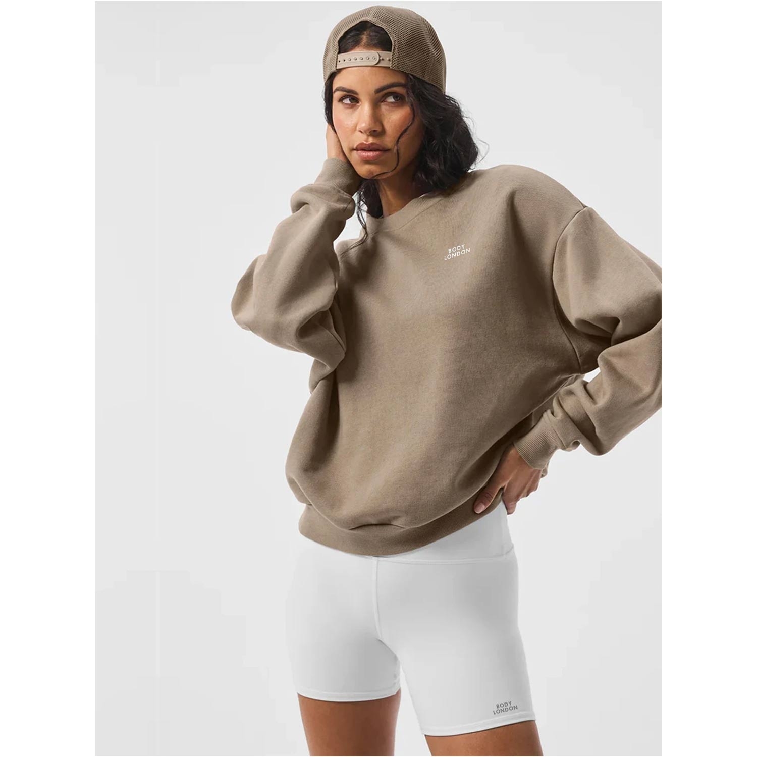 Bisiklet Yaka Sweatshirt