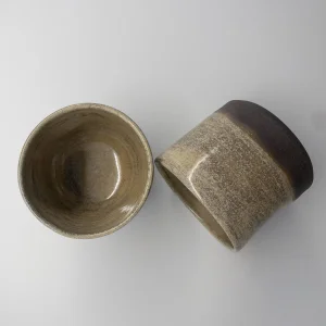 Handmade Two-piece Mug Set With Finger Print Detail