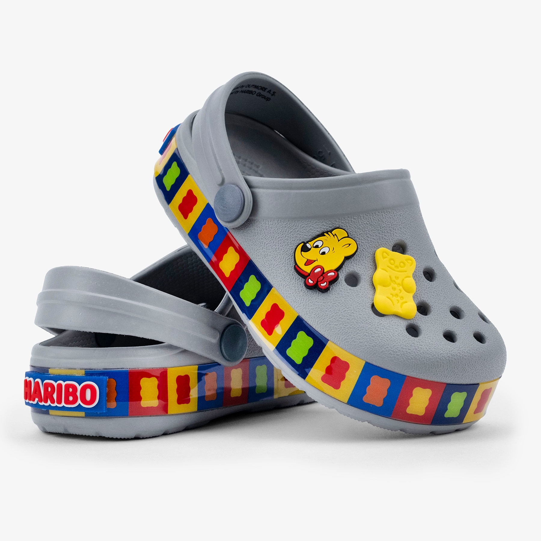 Haribo Gray Kids Basic Eva Slippers