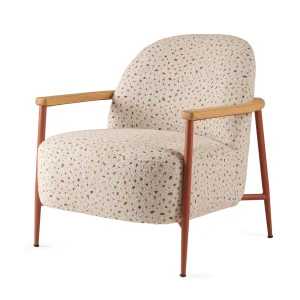 Meder Wooden Arm Lounge Chair