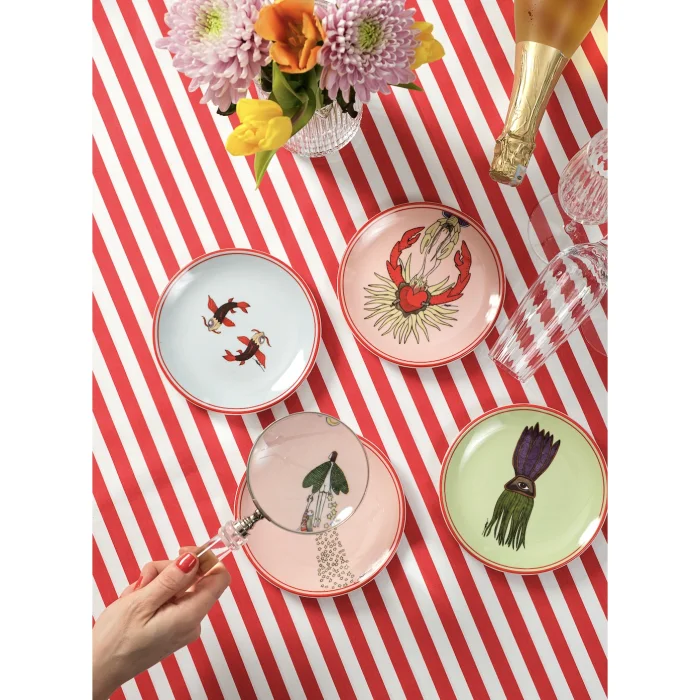 Mehmet Sinan Kuran X Atölye Sır Coctail Plate Set 4 - 2
