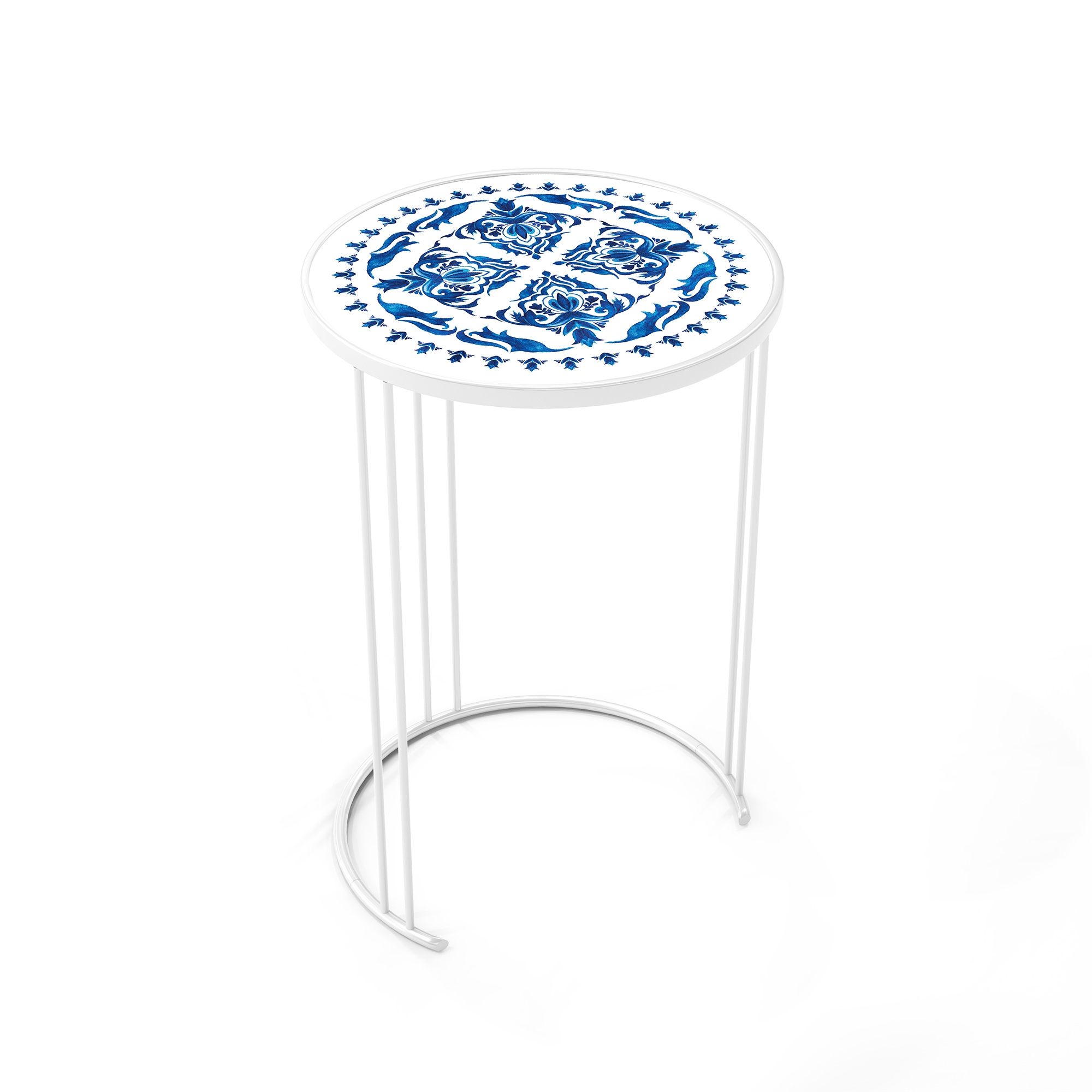 Sun Iznik Tulip Side Table