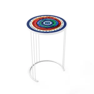 Sun Evil Eye Unique Side Table