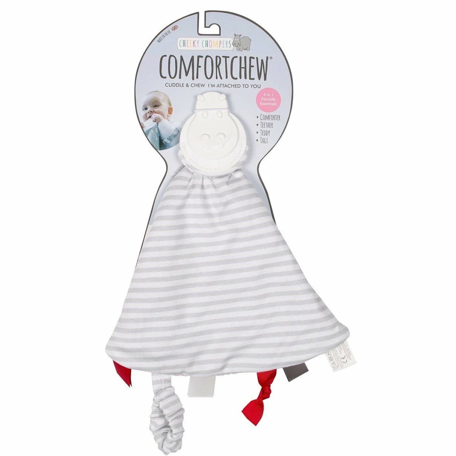 Comfortchew Gray Stripes Teether