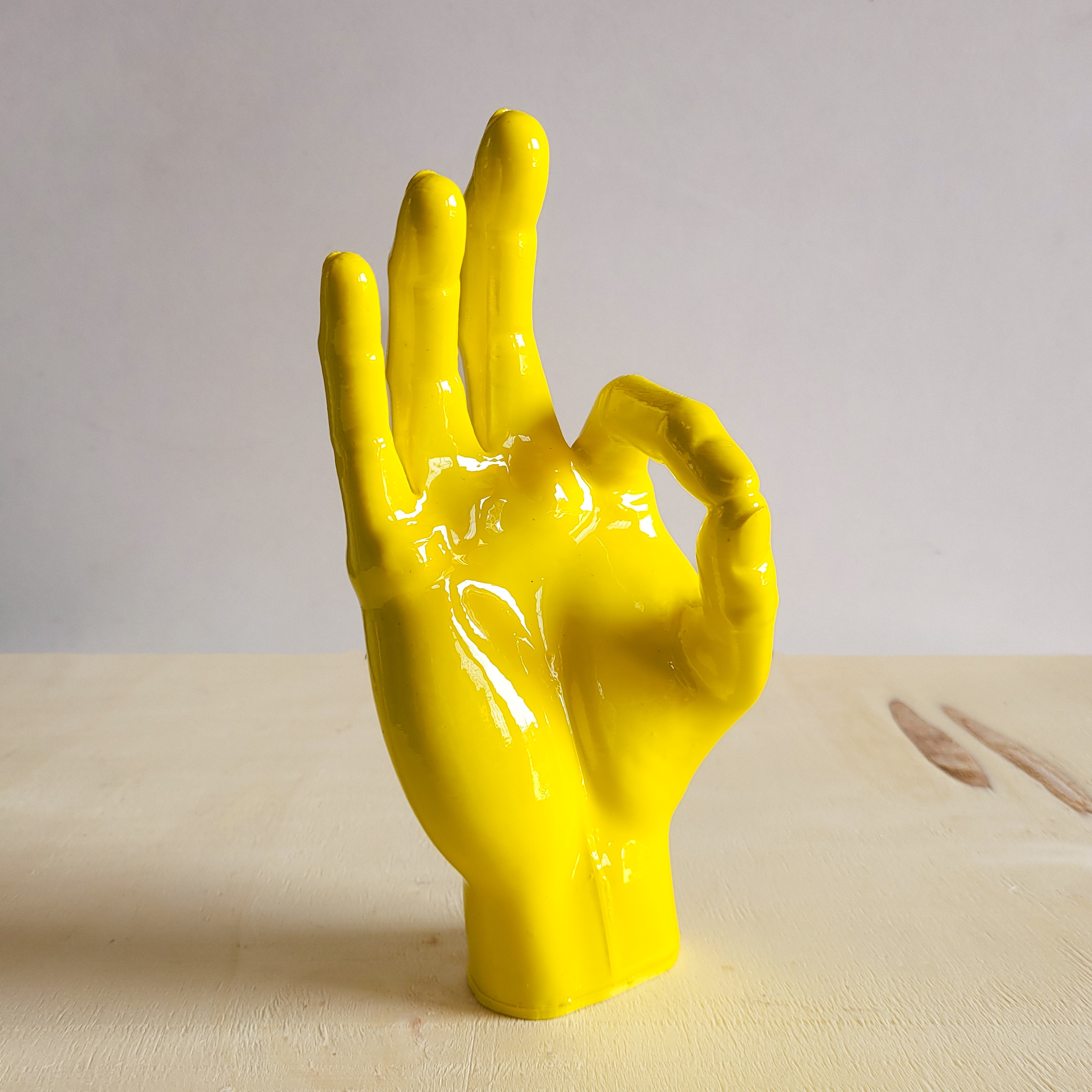 Okay Hand Sculpture