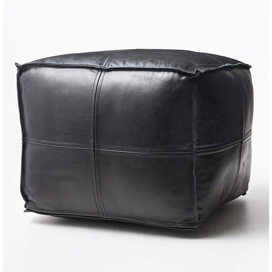 The Comfy - Leather Pouf