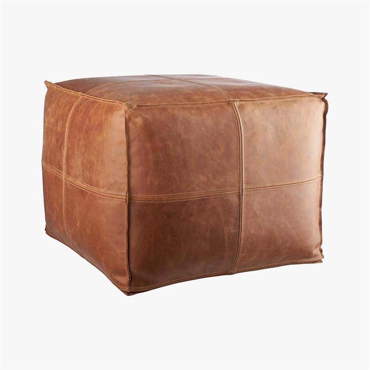 The Comfy - Leather Pouf