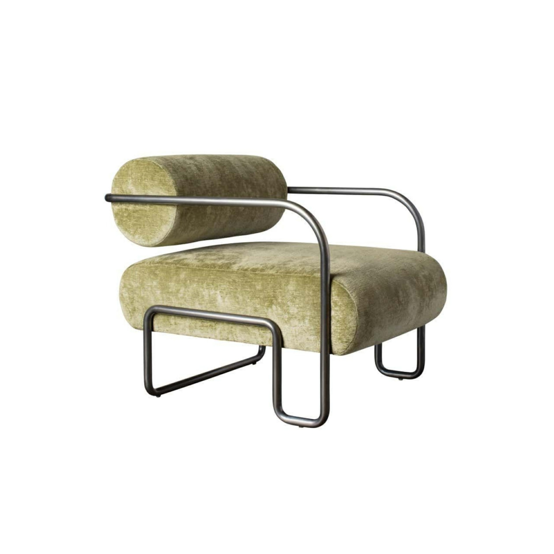 Green Velvet Armchair