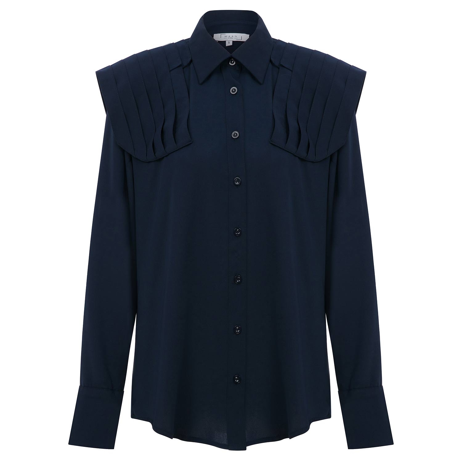 Oversize Silk Shirt - Naomi Silk Wave