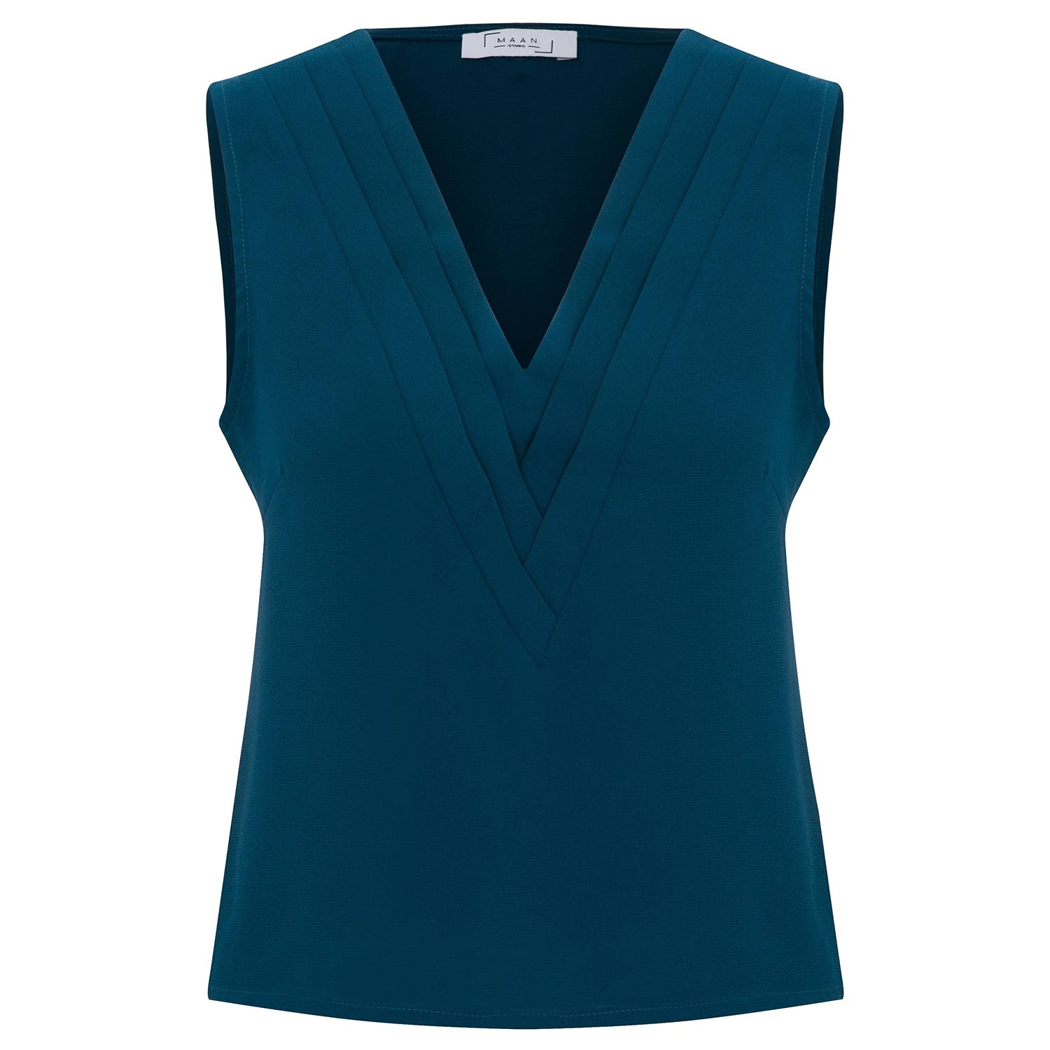 V-neck Sleeveless Blouse