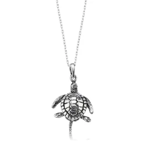 Turtle Silver Necklace
