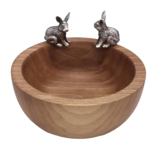 2 Rabbit Snack Bowl