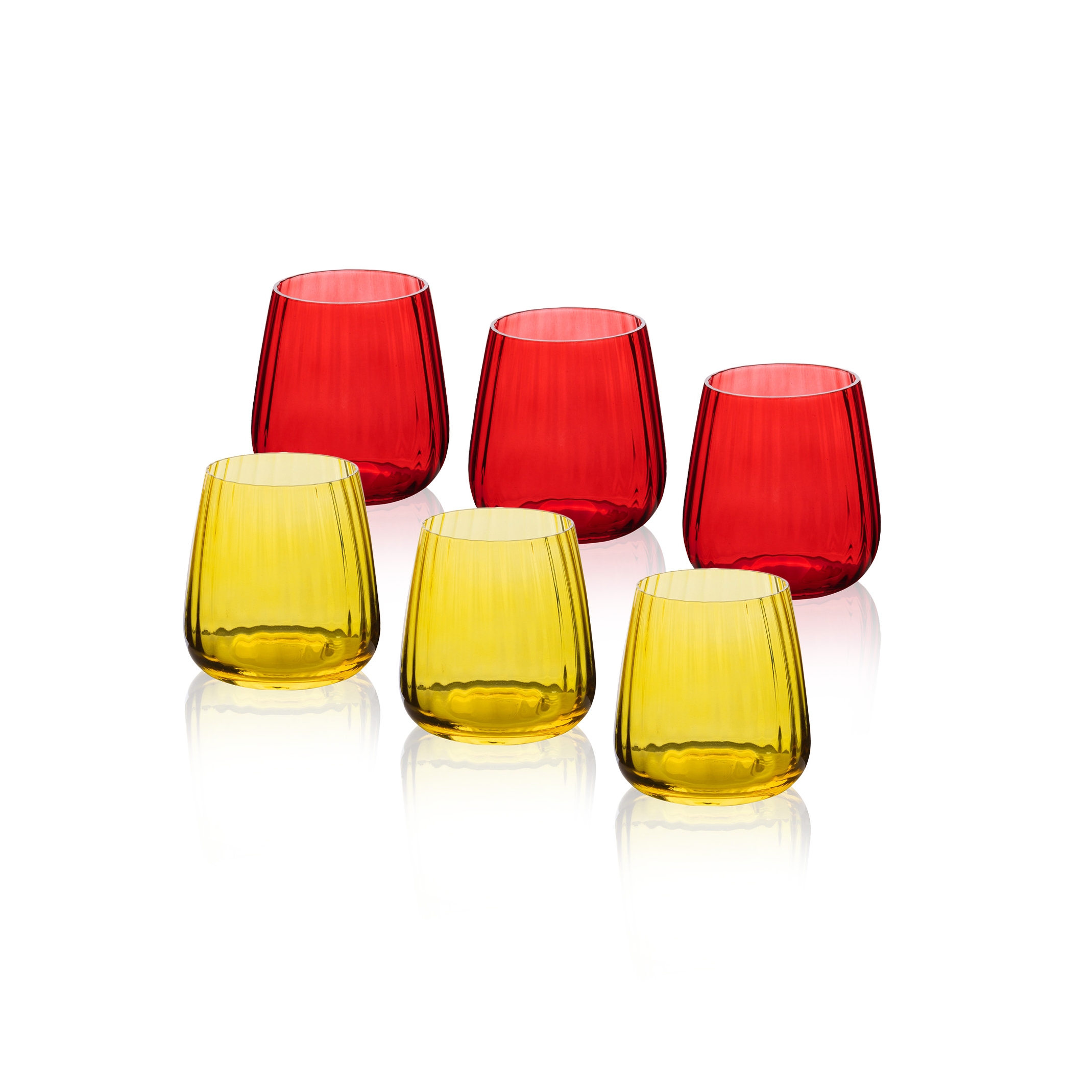 The Mia - Glass Water Glass 6 Pieces 450 Ml | hipicon