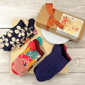 3pk Bright Socks Gift Box