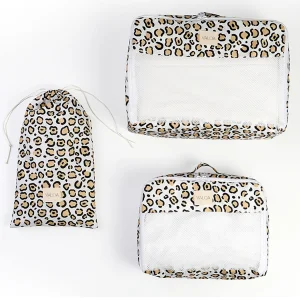 Leopard Chic 3'lü Valiz Düzenleyici Set