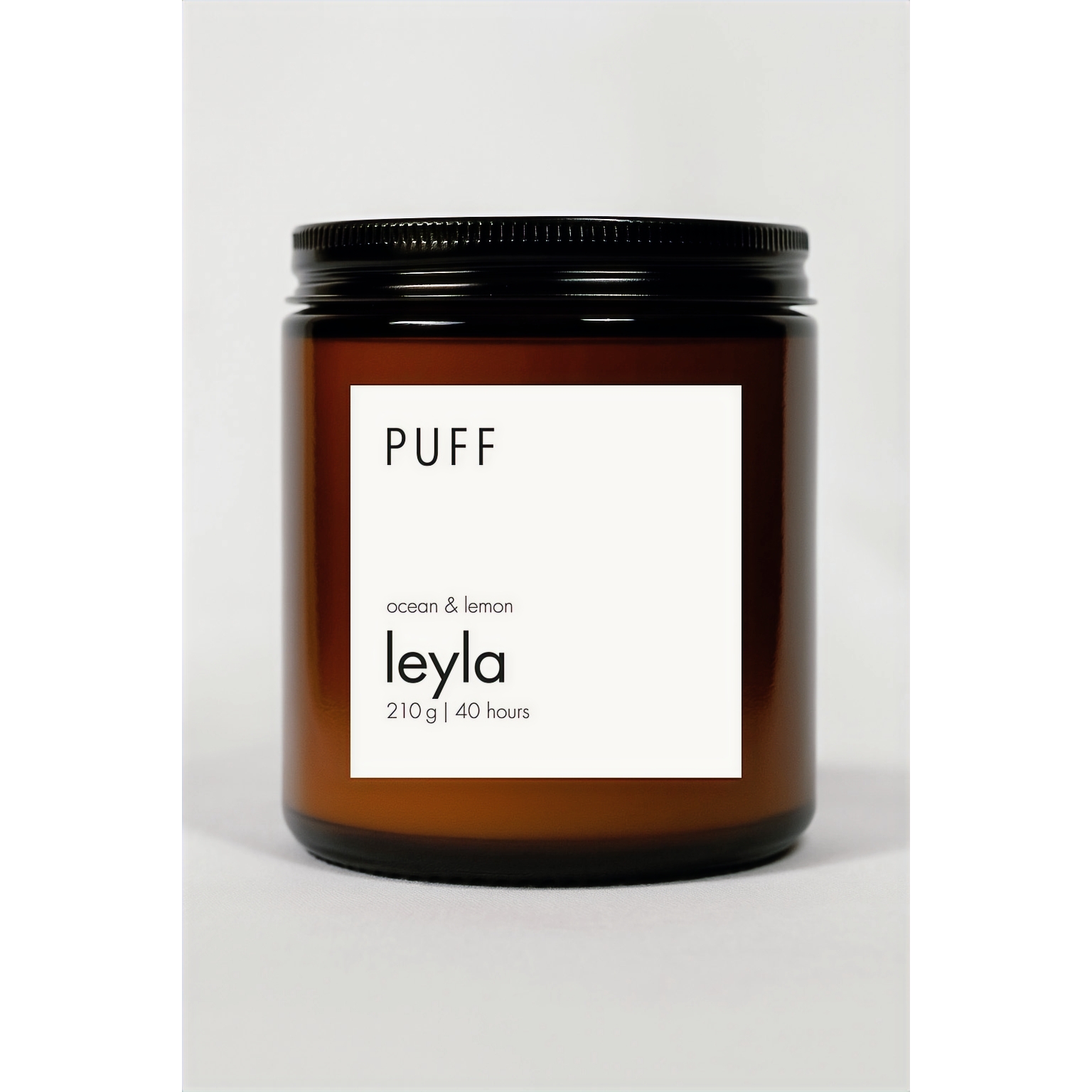 Ocean Scented Soy Candle - Leyla 210g
