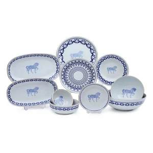 Horse Luck Collection Blue - 8'li Set
