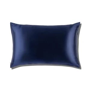 Pure Silk Pillowcase Navy Blue