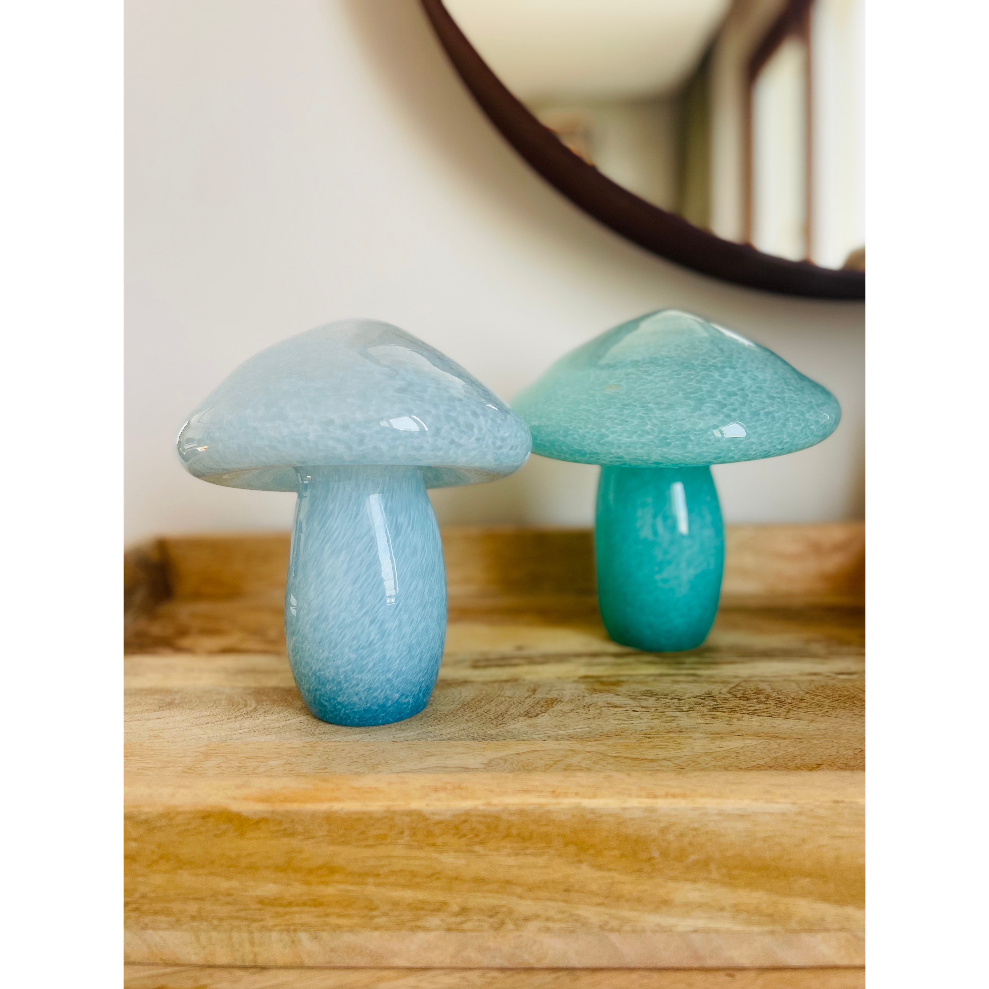100% Glass Magic Mushroom
