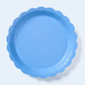 Paper Plate (8 Pieces) // Blue