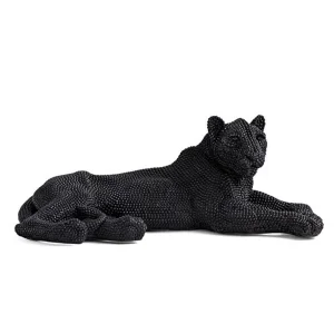 Giant Lying Lion Bust Decorative Object