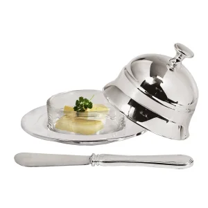 Silver Plated Butter Service Set