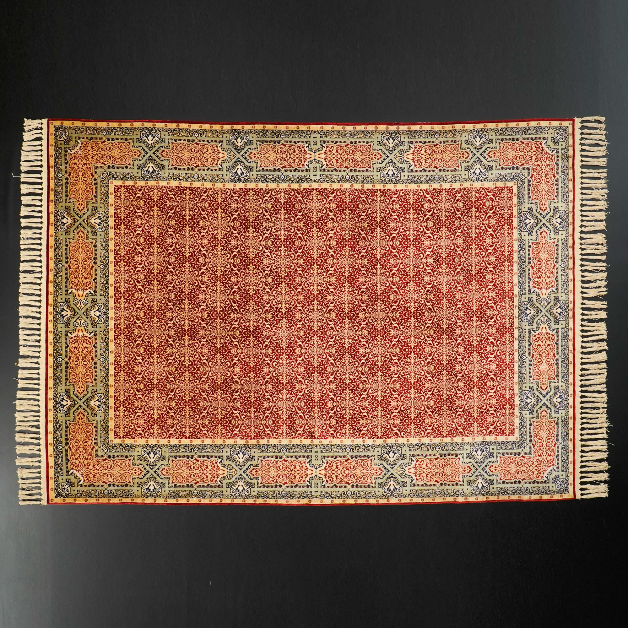 Pure Silk Anatolian Handwoven Classic Carpet