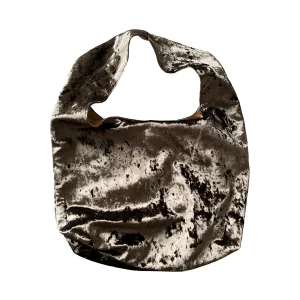 Crushed Velvet Shoulder Bag