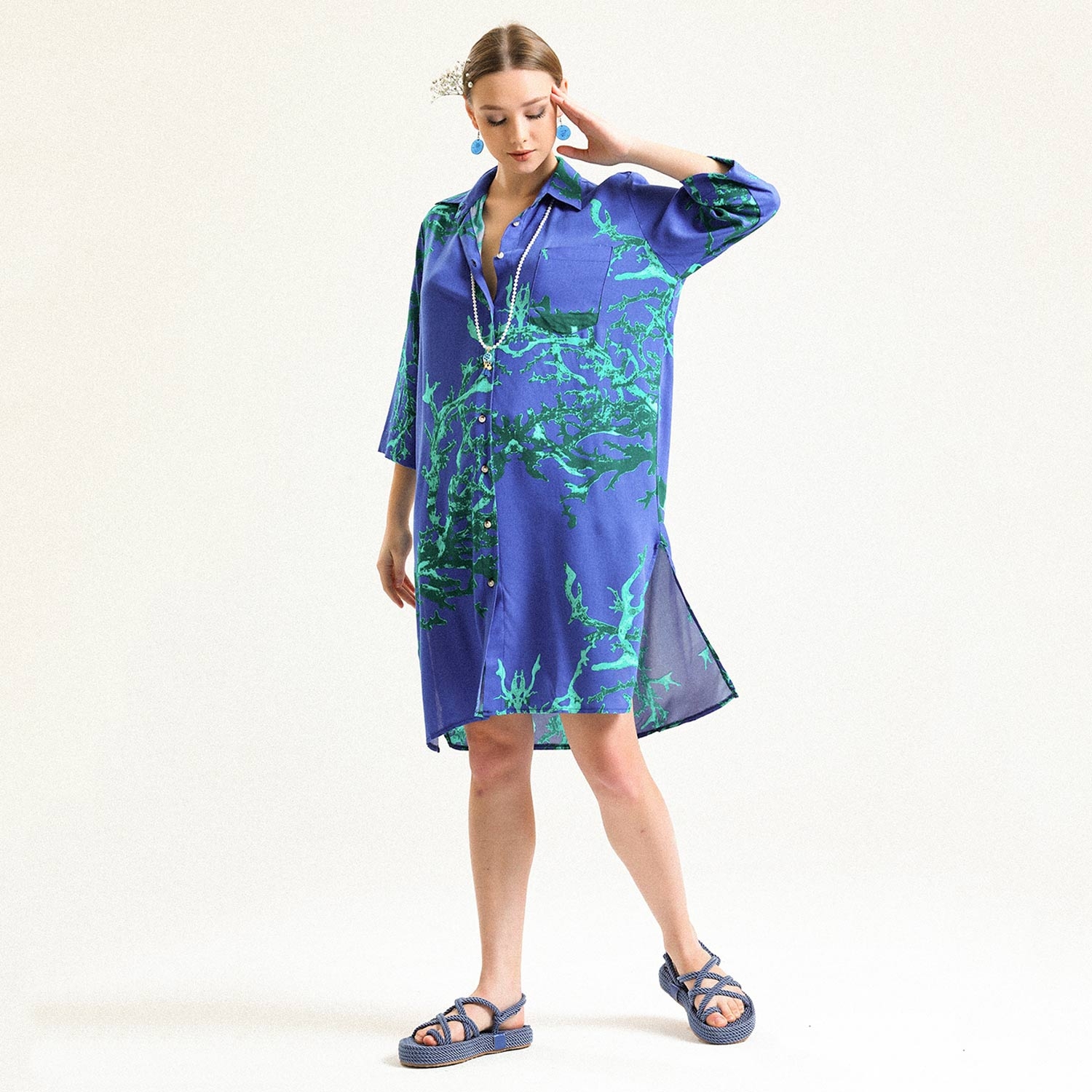 Midi Shirt Dress
