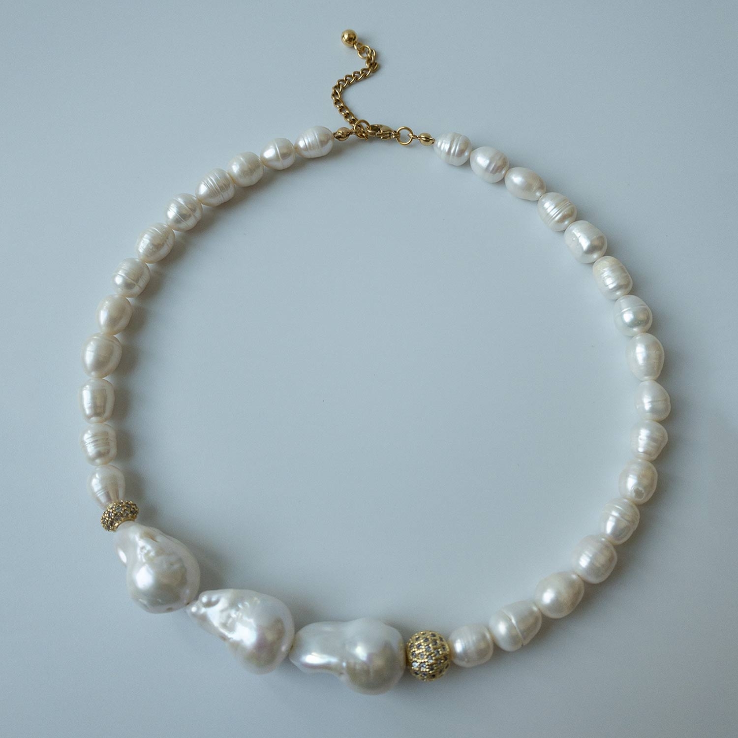 Theia Gemworks Baroque Pearl & Pearl Necklace