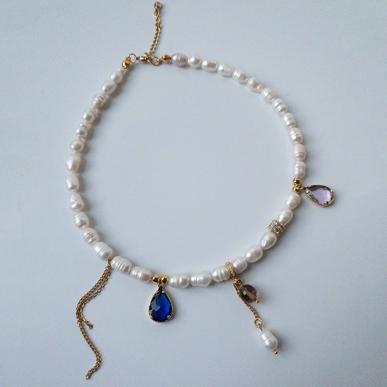 Theia Gemworks Pearl & Zultanite Necklace