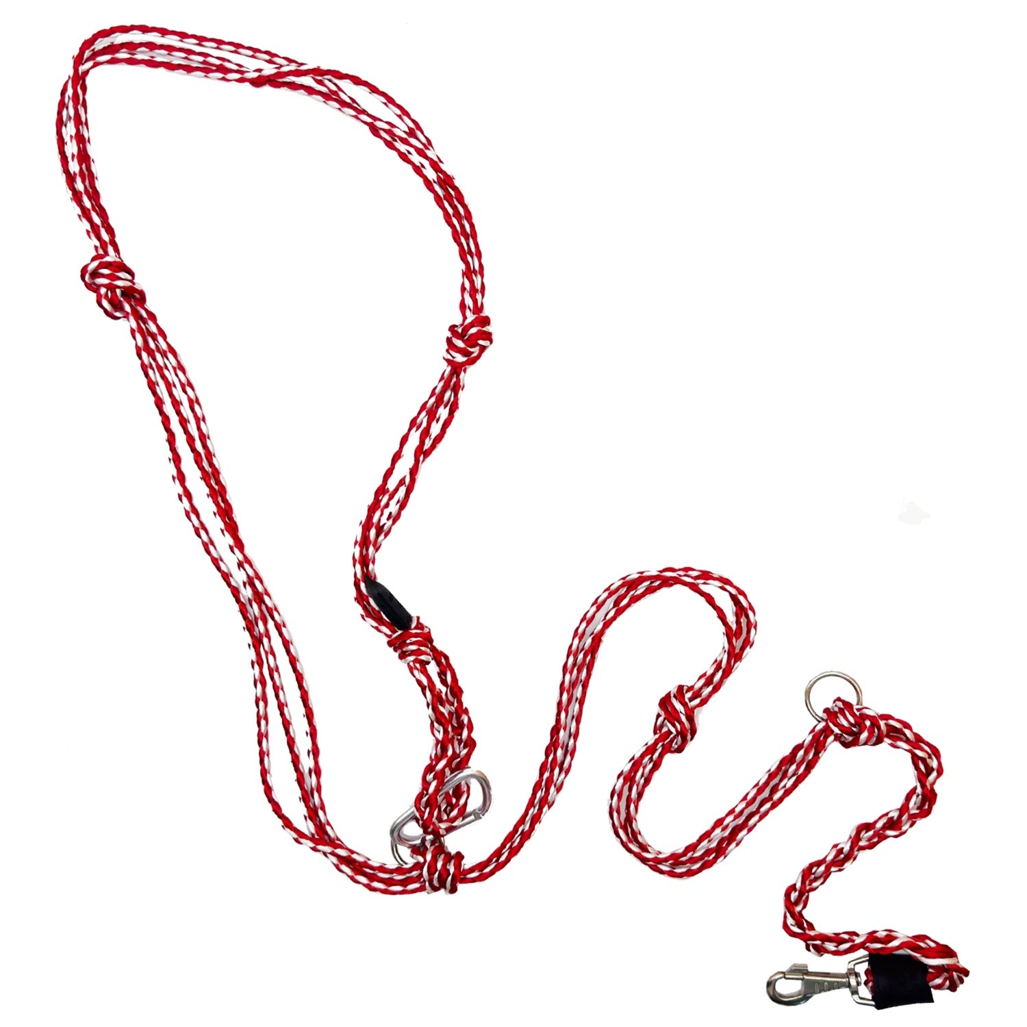 Satin Rope Design Dog Hands Free Running And Walking Leash
