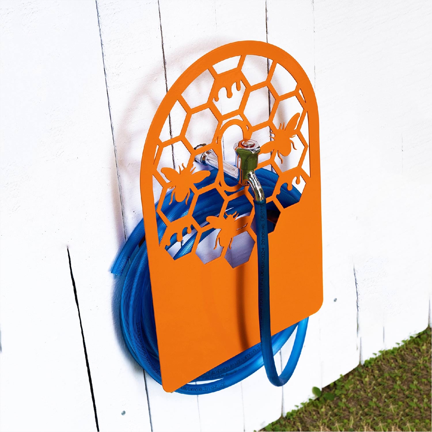 Bee Hose Holder - Metal Hortum Tutucu