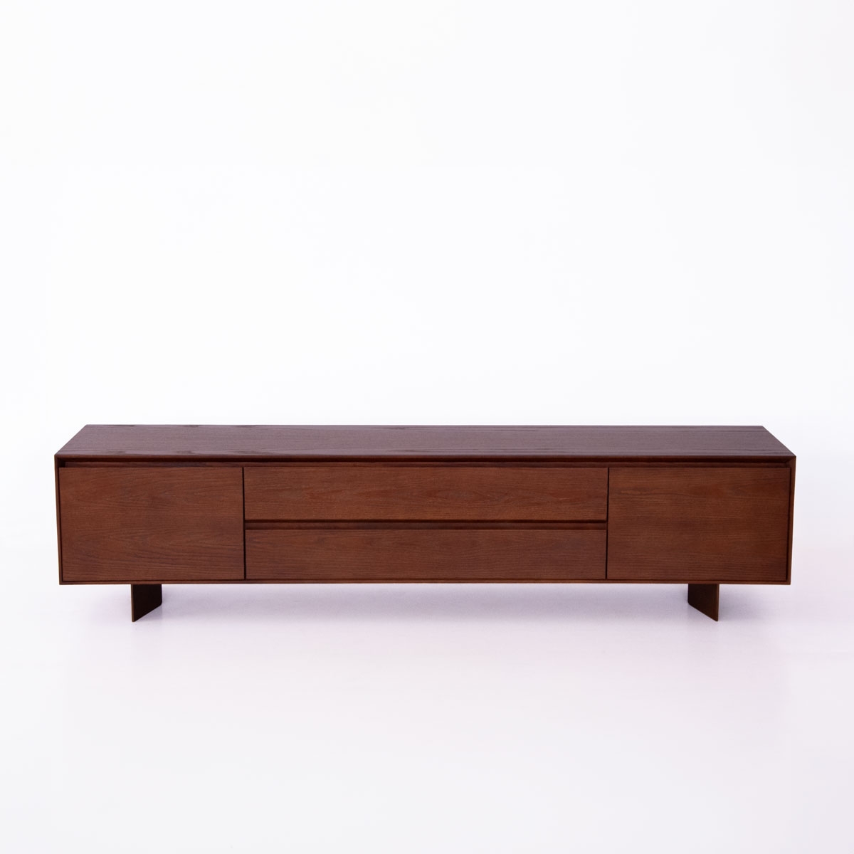 Solid Oak Tv Unit - Beam Series