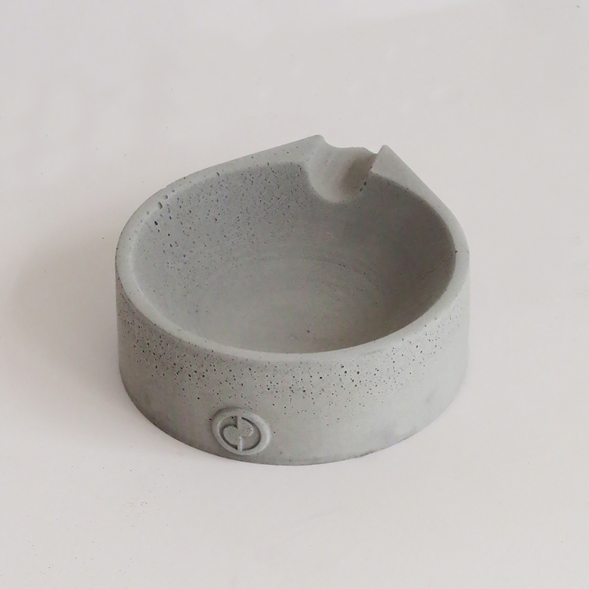 Drop Shaped Concrete Cigar Ashtray - Ashtray